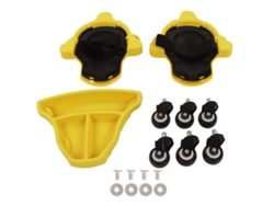 Rodilleras con ruedas giratorias y soporte ergonómico