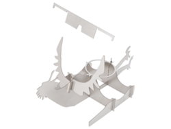 Soporte portátil de acero inoxidable para pollos con soporte para cerveza para barbacoa