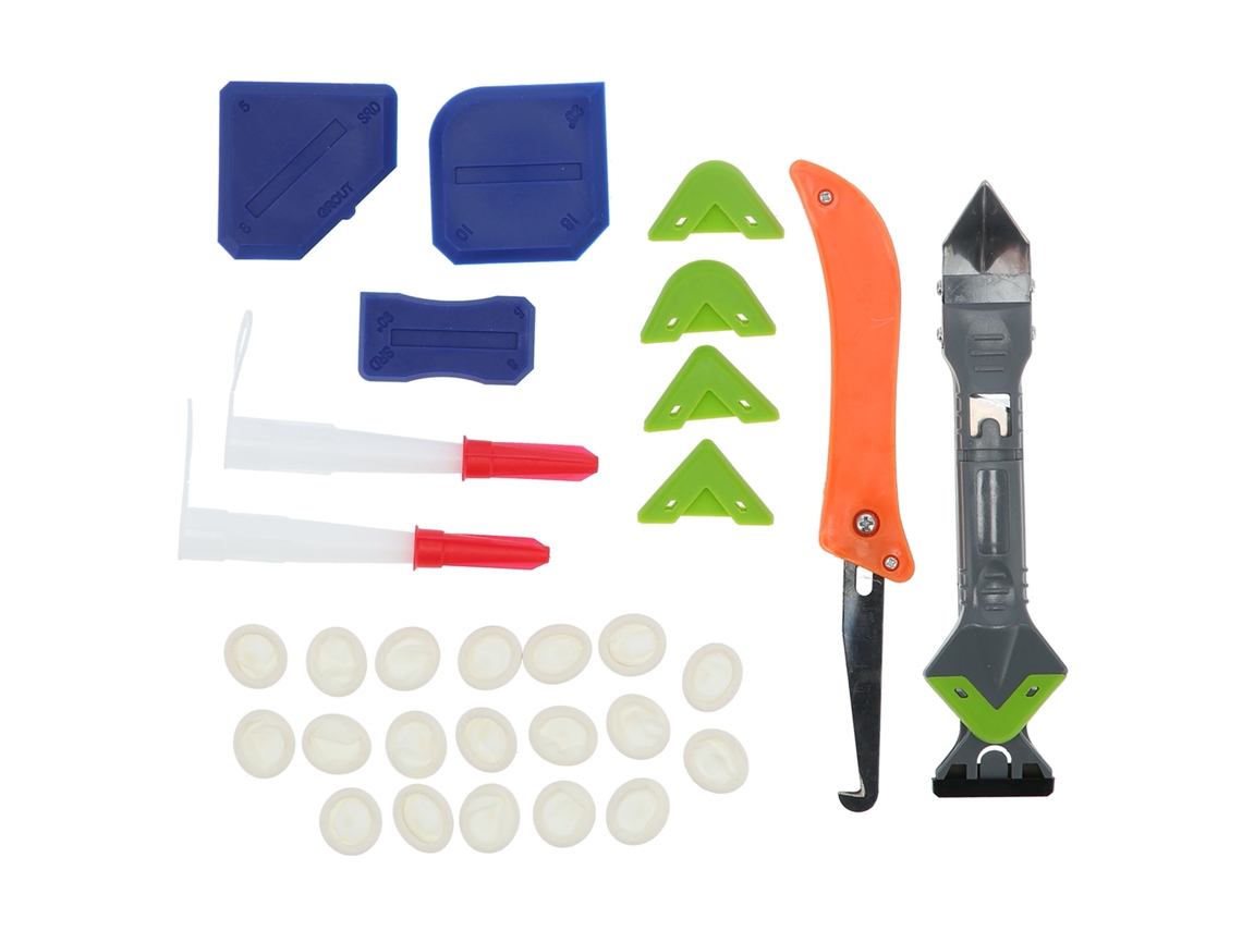 Kit De Herramientas Para Sellar, Eliminar Silicona, Limpiar Y Raspar Pisos Y Ventanas.
