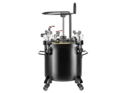 Tanque de pintura de 20L con ruedas, presión ajustable hasta 70 Psi Tekmaquinas