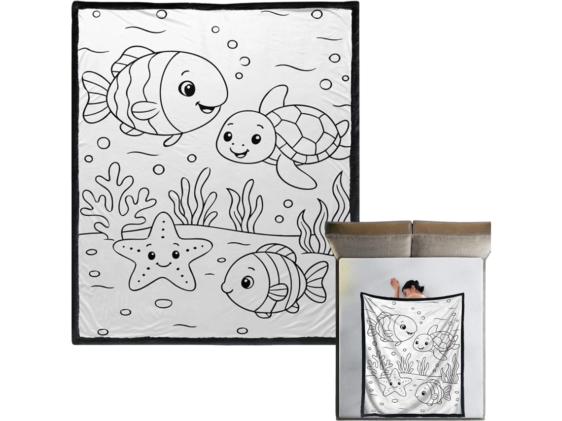 Cama Dormitorio Mantas De Pintura Para Adultos,