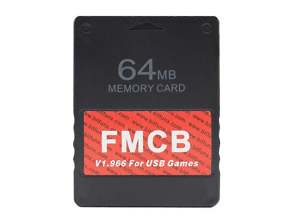 Tarjetas Sd De Repuesto Fmcb V1.966, Tarjeta De Memoria Flash Stick Compatible Con Consola De Videojuegos Retro Ps1, Adaptador Usb Hdd De 64 Mb