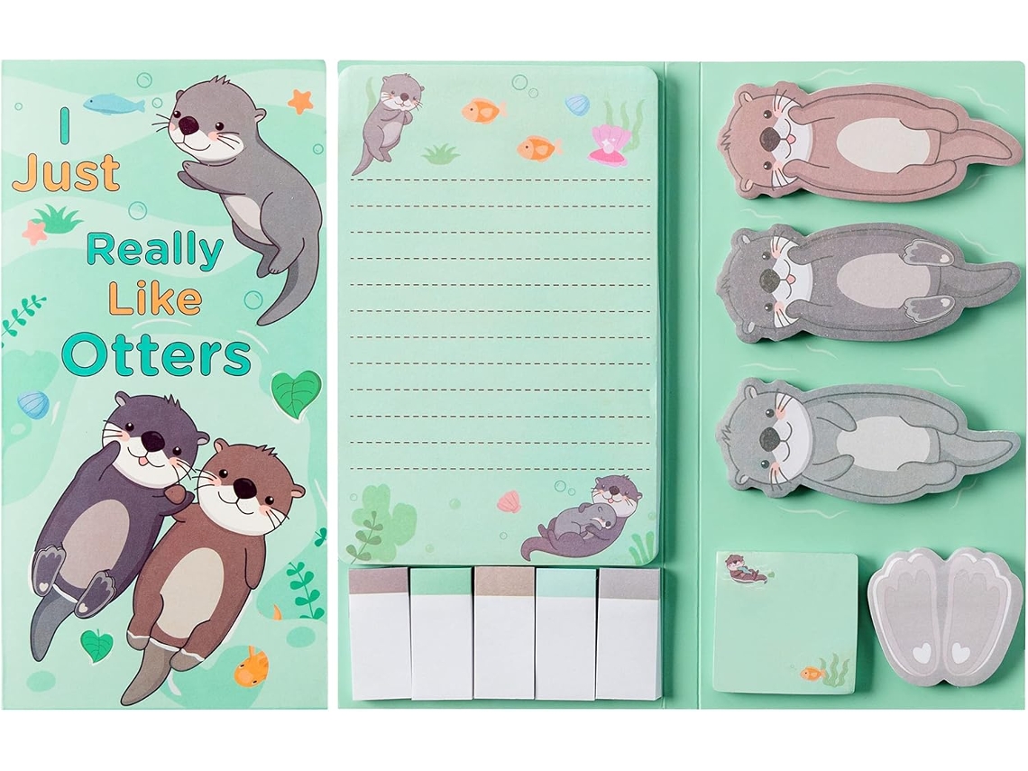 Juego de notas adhesivas Eifson Notepad (550 hojas) (Nutria)
