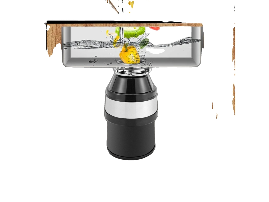 Triturador de residuos de alimentos, motor de cobre puro de 560 W, sistema de trituración mejorado de seis niveles, gran capacidad OEM
