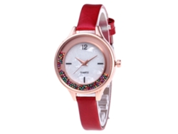 Reloj De Pulsera Zhoulianfa Para Mujer Con Correa Delgada De Pu, Esfera Redonda Y Movimiento De Cuarzo.
