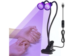 Lámpara Led Para Uñas, Secador De Uñas Uv Ultravioleta, Flexible, Con Clip, De Sobremesa, Mini Usb, Para Curado De Gel.
