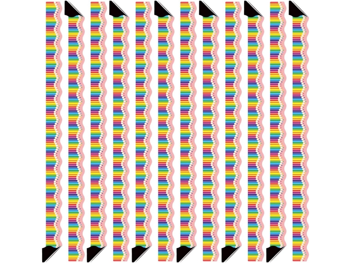 Besportble Stobaza De Pvc Para Pizarras Negras Y Blancas Y Manualidades 61,00 X 3,80 X 0,10 Cm Pulgadas -co...