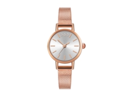 Reloj De Cuarzo Informal Para Mujer, Estilo Retro, Sencillo, Correa De Malla, E15-w, Blanco.