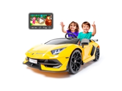 Coche eléctrico para niños Lamborghini Drift E 24v Amarillo Ataa