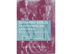 Libro La Naturaleza Ama Esconderse de Giorgio Colli (Español)