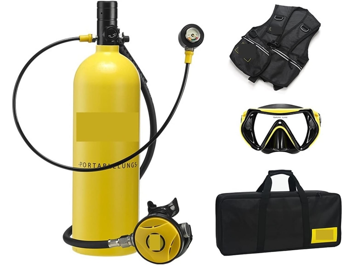 Minibotella De Buceo, Tubo De Respiración, Tanque De Oxígeno Para Buceo Subacuático
