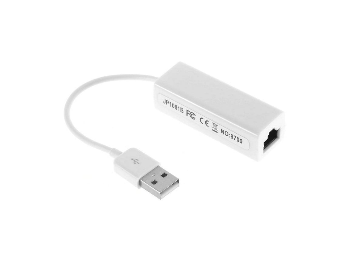 Adaptador Usb Re Para Ethernet Lan Rj45 De 10/100 Mbps*