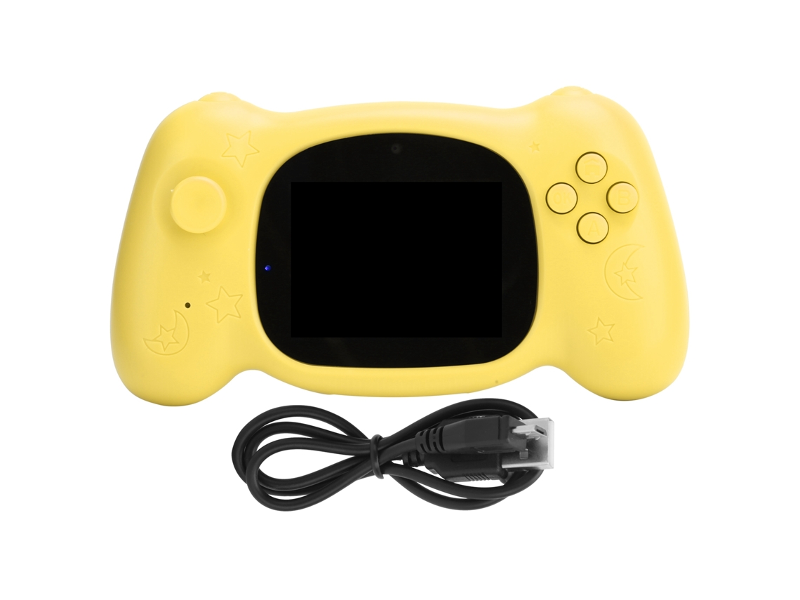 Cámara Digital Multifuncional De 12 Mp Para Niños, Juguete Educativo, Regalo De Cumpleaños, Color Amarillo.