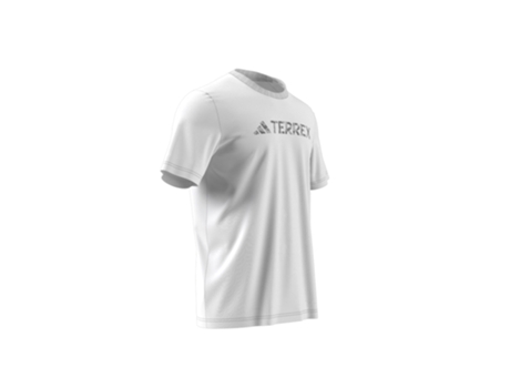 Camiseta de Hombre para Trail ADIDAS Terrex Classic Logo Blanco (L)