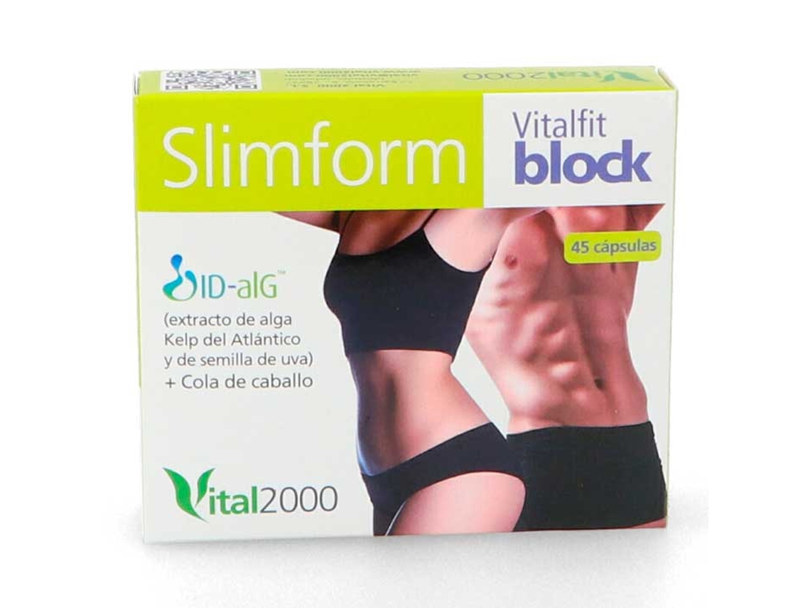 Complemento Alimentar SLIMFORM Slimform Block 45Cap. Vital 2000 S.L.