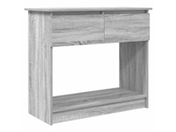 Maison Exclusive - Mesa Consola Con Cajones Sonoma Gris 85,5x38,5x74,5 Cm