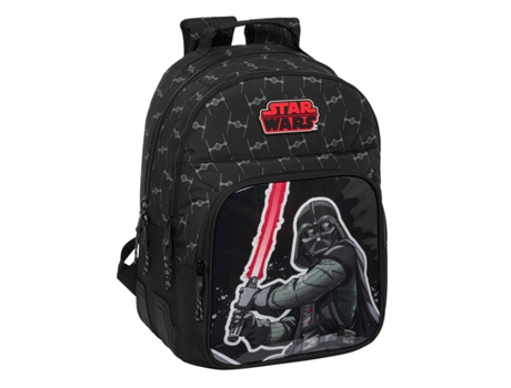 Mochila Escolar STAR WARS The fighter (Negro - Poliéster 300D)