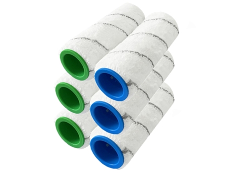 3 pares de repuesto para rodillos multisuperficie Karcher Fc, compatibles con Fc3 y Amp; Accesorios para limpiadores de pisos duros Fc5