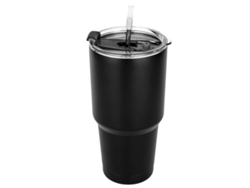 MEOIRUERY Taza Térmica 900ml Vaso de Beber con Cañita de Acero Inoxidable Aislante