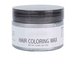 Cera Temporal De Coloración Capilar 120g Para Hombre Y Mujer Peinado Rápido Crema Arcilla Gris