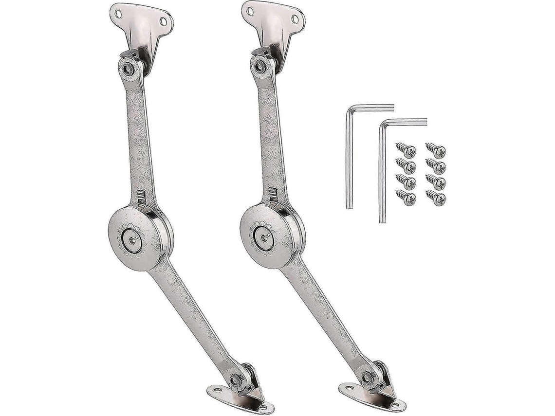 2 Piezas Bisagras De Soporte Para Puertas De Muebles Con Tensión Ajustable Resistente Y Duradera Para Armarios Y Alacenas