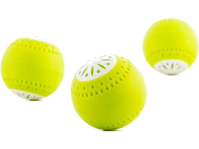 Conjunto 3 Ecobolas para Frigorífico INNOVAGOODS Amarillo