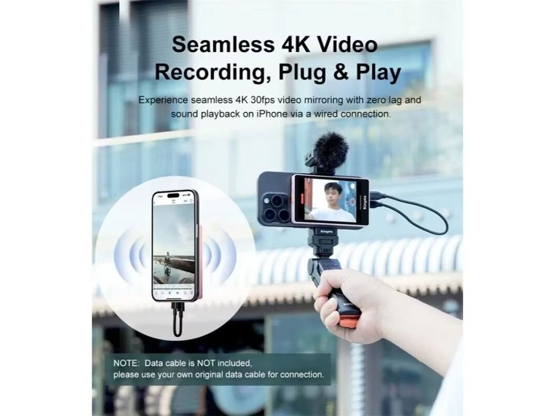 Pinkkingma Vl-ph02 Max Palo Selfie Magnético Transmisión Vivo Vlogs Fotos Compatible Iphone Samsung Huawei