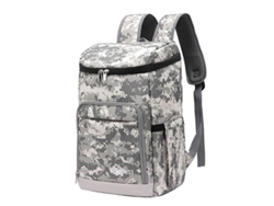 Bolsa Isotérmica Grande E Impermeable Con Aislamiento Térmico Para Alimentos Y Bebidas A422, Color Blanco Y Negro.