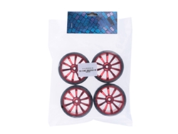 4 Neumáticos Duros Para Coches De Drift 1/10 Para Traxxas Hsp Tamiya Hpi Kyosho. Resistentes Al Desgaste Y A La Compresión.