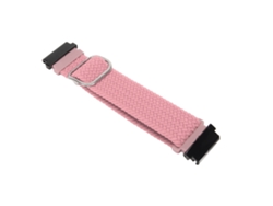 Correa de reloj ajustable de tela de nailon para Fenix 7 6 5 Rosa