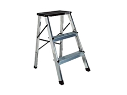 Escalera aluminio reforz.sifer taburete 3 peld.norma en131