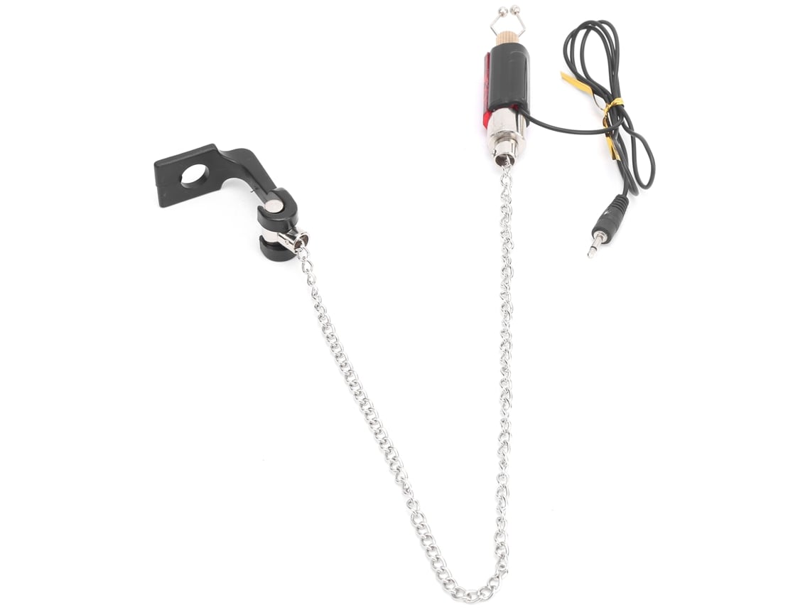 2026rebe-alarma De Mordida Para Pesca Con Indicador Colgante Dispositivo De Alerta Cableado Accesorios Para Cañas De Pesca Rojo