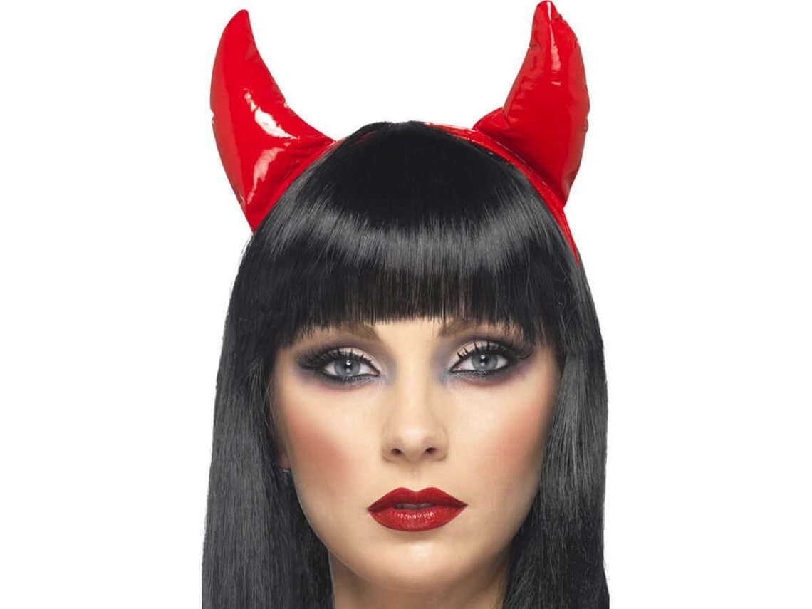 Diadema DISFRAZZES Cuernos De Diablesa Roja (Talla: Talla Universal )