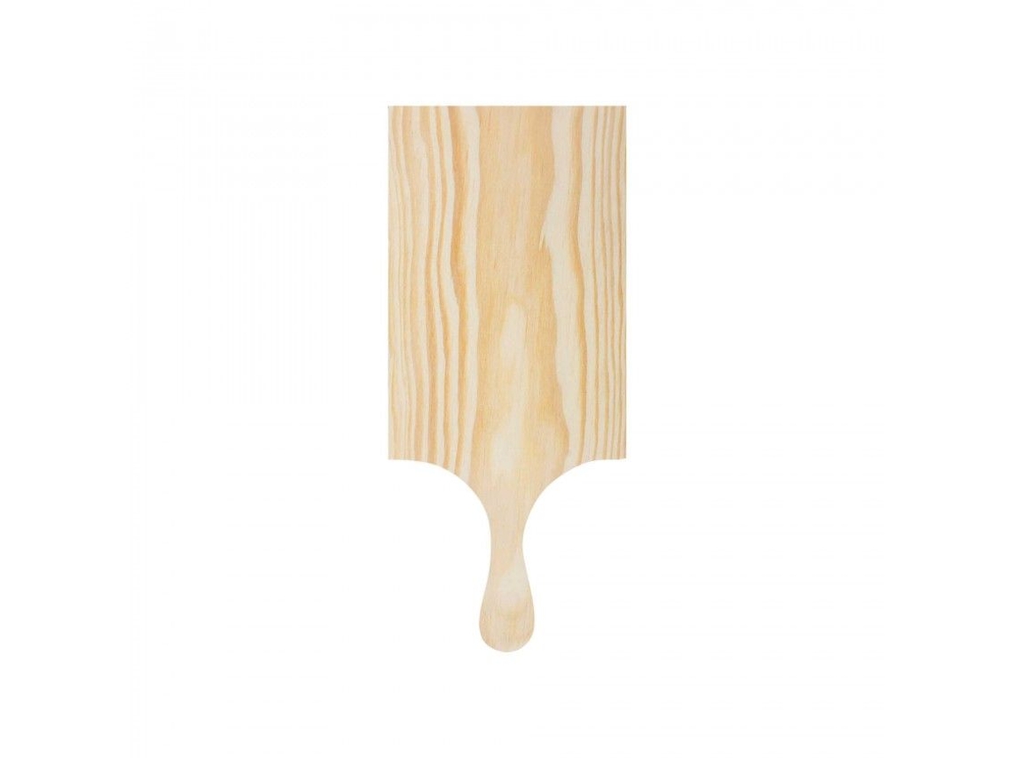 Tabla De Madera Para Carne Con Mango 17 X 36,5 Cm