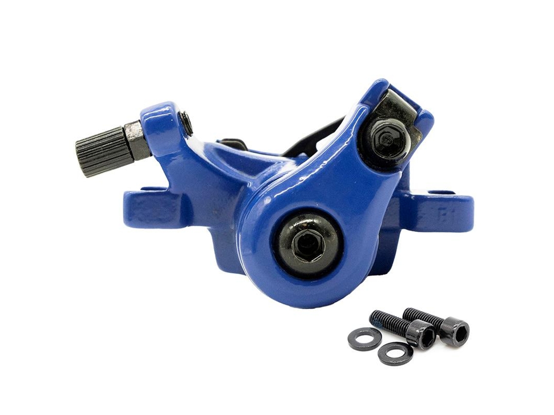Pinza De Freno Rs001-a02 Dual Pad Mecánica L 60mm Azul Para Mi3