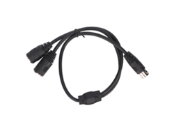 Cable Divisor De 6 Pines Din Macho A 2 Enchufes Hembras Para Transmisión De Señal Midi 0.5 Metros