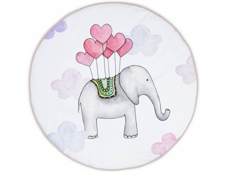 Alfombra NAF NAF Redondo Flying Elephant (90 x 90 x 2 cm)
