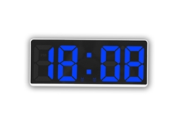 Reloj despertador digital para dormitorio, temperatura, brillo ajustable, control por voz RNEMITERY