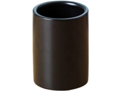 Topbathy Soporte En Cerámica Color Negro 2 Piezas Para Hotel