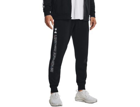 Chándal UNDER ARMOUR Hombre (Algodón - Negro - XXL)
