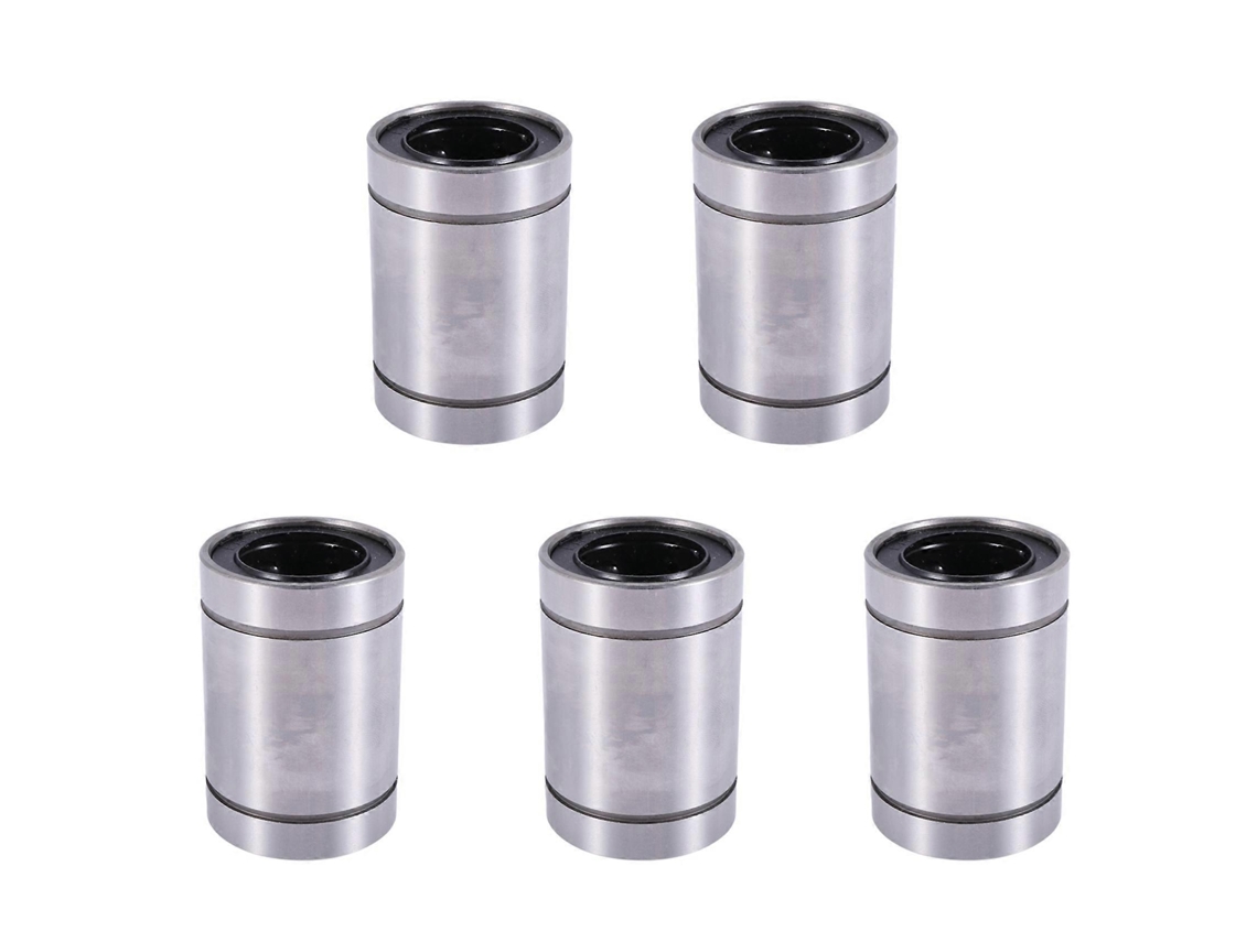 5x LM25UU 25 mm x 40 mm x 59 mm Casquillo de rodamiento de bolas de movimiento lineal con doble sello de goma