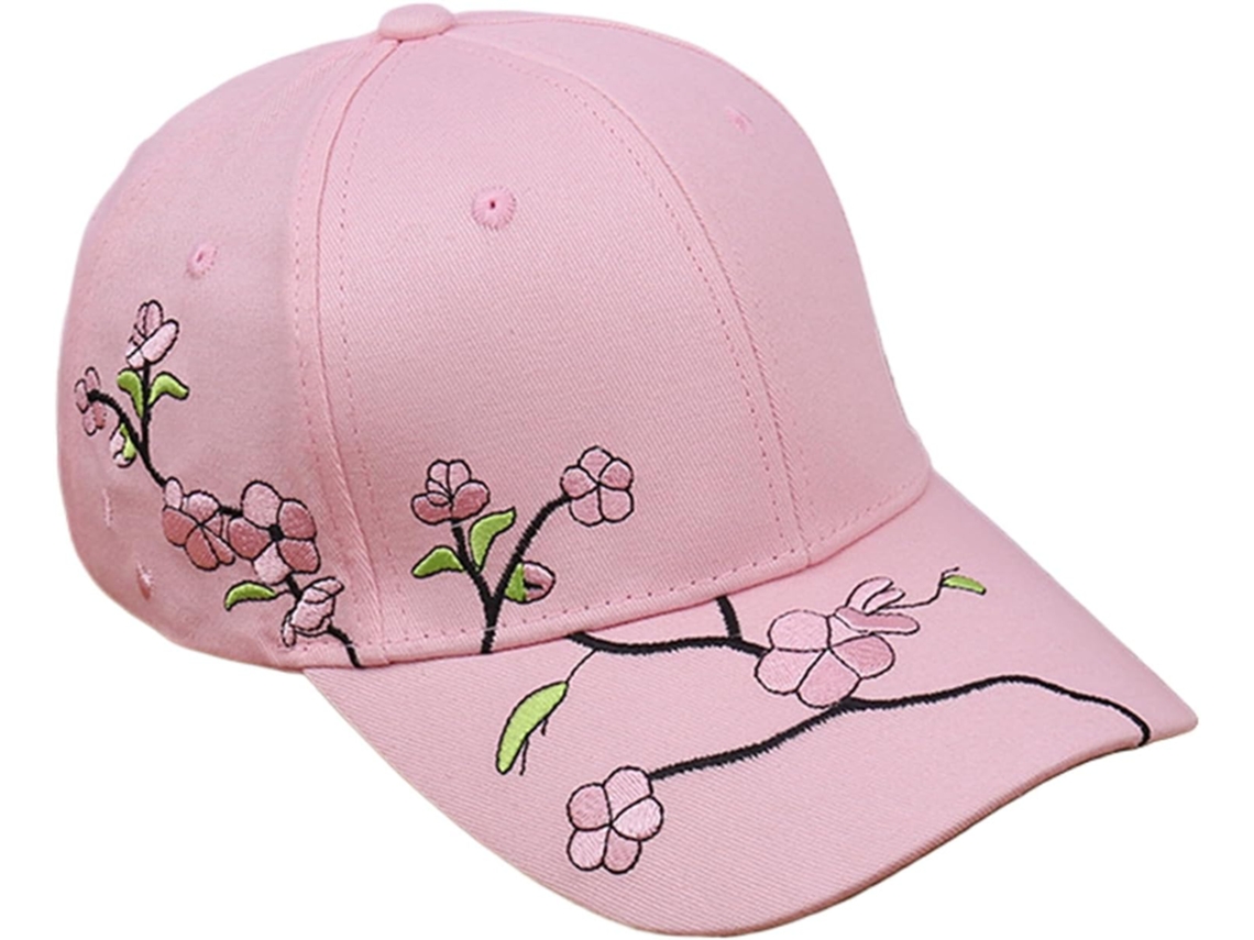 Gorra De Béisbol Para Niñas Con Bordado Floral - Ajustable Para Deportes Al Aire Libre