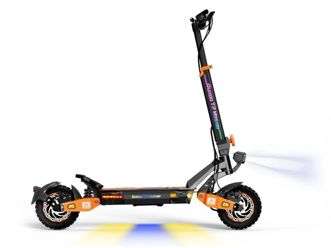 Patinete eléctrico Ruitoo T2 Master, 1200 W², autonomía de 60-65 km, 10,52 V/20,8 Ah