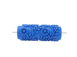 Rodillo De Pintura Con Patrón Lavable Y Reutilizable De 5 Pulgadas Para Decoración De Paredes