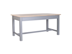 Mesa Comedor Paulownia Mdf Gris 161,5x81,5x78cm