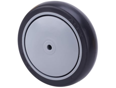 Rueda pgaisb150cp-8-43 nucleo poliamix y banda goma gris eje bolas ALEX