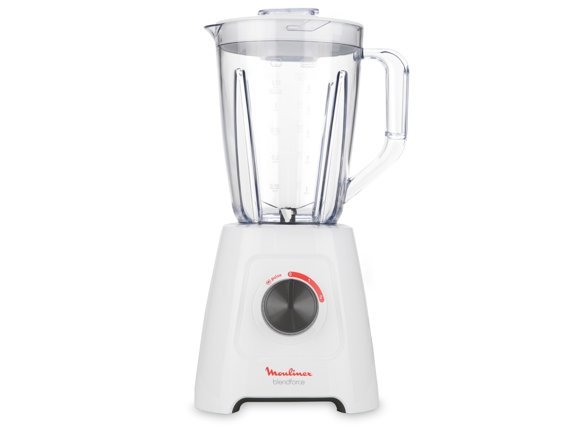Batidora de Vaso MOULINEX Blendforce II LM420110 (600 W - 1,75 L - Blanco)