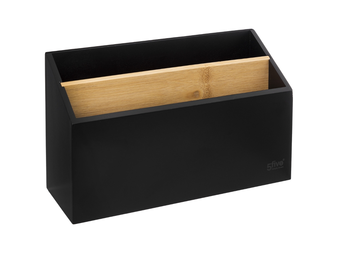 Bava Organizador De Bambú Negro 5 FIVE SIMPLY SMART