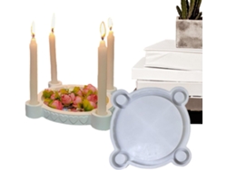 Molde Para Velas Pequeñas - Portavelas De Silicona De 4 Cavidades Para Resina Epoxi - Decoración