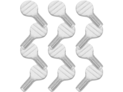 12 Piezas, Té, Cocina, Tornillos De Acero Inoxidable Plateados 12 Piezas Para Asador Compatible F